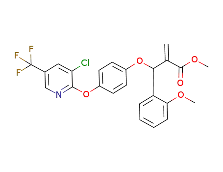 methyl 2-((4-(3-chloro-5-(trifluoromethyl)pyridin-2-yloxy)phenoxy)(2-methoxyphenyl)methyl)acrylate