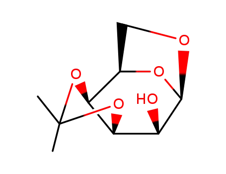 Molecular Structure of 17073-95-9 (1,6-Anhydro-3-O,4-O-isopropylidene-β-D-talopyranose)