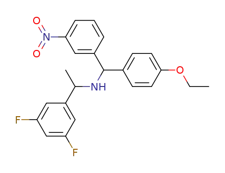 N-[1-(3,5-difluorophenyl)ethyl]-N-[(4-ethoxyphenyl)-(3-nitrophenyl)methyl]amine