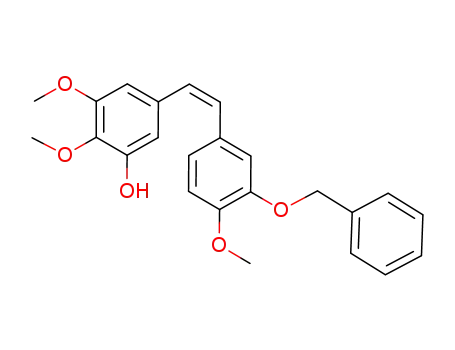3-hydroxy-3'-(benzyloxy)-4,4',5-trimethoxy-(Z)-stilbene