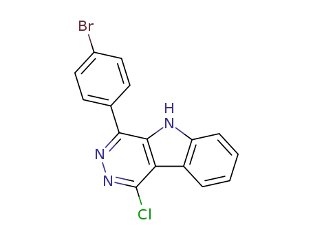 4-(4-Bromo-phenyl)-1-chloro-5H-pyridazino[4,5-b]indole
