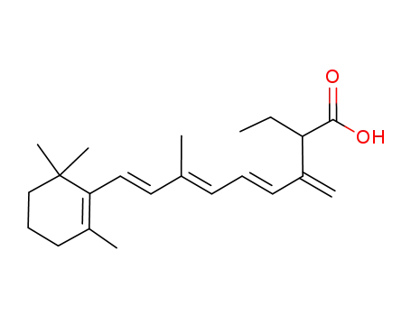 Molecular Structure of 138093-38-6 (14-ethyl-20,14-retro-retinoic acid)