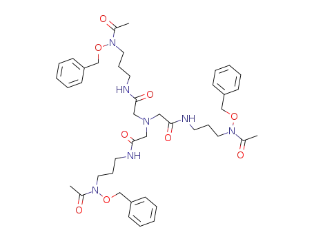 N,N',N''-tris<3-<acetyl(benzyloxy)amino>propyl>nitrilotriacetamide