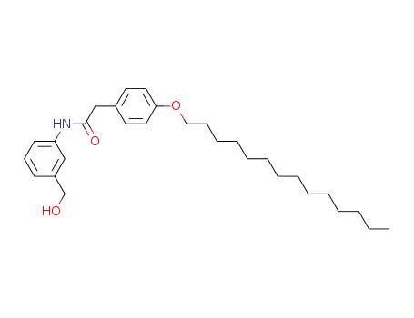 Benzeneacetamide, N-[3-(hydroxymethyl)phenyl]-4-(tetradecyloxy)-