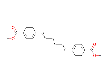 Benzoic acid, 4,4'-(1E,3E,5E)-1,3,5-hexatriene-1,6-diylbis-, dimethyl
ester