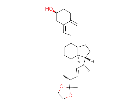 (S)-4-Methylene-3-[2-[(1R,7aR)-7a-methyl-1-[(E)-(R)-1-methyl-4-(2-methyl-[1,3]dioxolan-2-yl)-pent-2-enyl]-octahydro-inden-(4E)-ylidene]-eth-(Z)-ylidene]-cyclohexanol