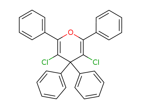 4H-Pyran, 3,5-dichloro-2,4,4,6-tetraphenyl-