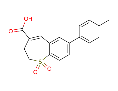 1-Benzothiepin-4-carboxylic acid, 2,3-dihydro-7-(4-methylphenyl)-,
1,1-dioxide