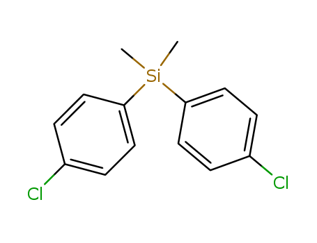 bis(4-chlorophenyl)-dimethyl-silane cas  18414-47-6