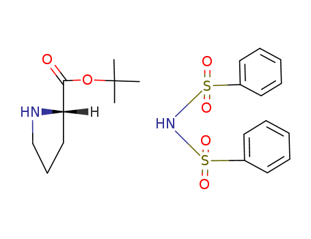 L-Proline,1,1-dimethylethyl ester, compd. with N-(phenylsulfonyl)benzenesulfonamide (1:1)