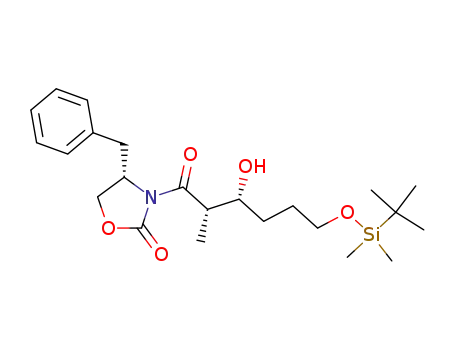 (S)-4-Benzyl-3-[(2S,3R)-6-(tert-butyl-dimethyl-silanyloxy)-3-hydroxy-2-methyl-hexanoyl]-oxazolidin-2-one
