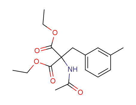 diethyl 2-acetamido-2-[(3-methylphenyl)methyl]propanedioate