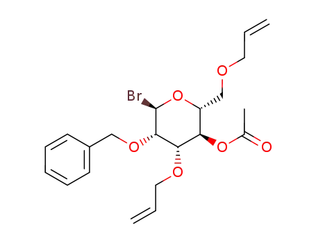 4-O-acetyl-3,6-di-O-allyl-2-O-benzyl-α-D-mannopyranosyl bromide