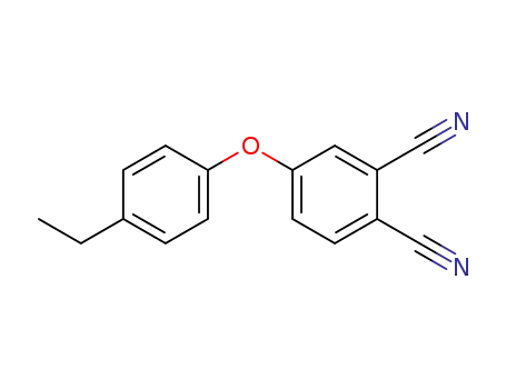 Molecular Structure of 109702-53-6 (1,2-Benzenedicarbonitrile, 4-(4-ethylphenoxy)-)
