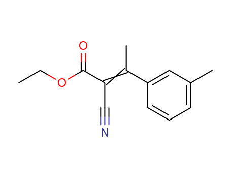 2-Butenoic acid, 2-cyano-3-(3-methylphenyl)-, ethyl ester