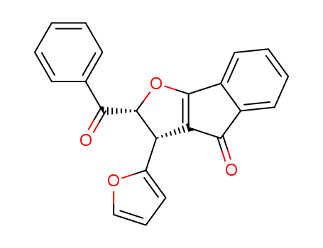 (2R,3S)-2-Benzoyl-3-furan-2-yl-2,3-dihydro-indeno[1,2-b]furan-4-one