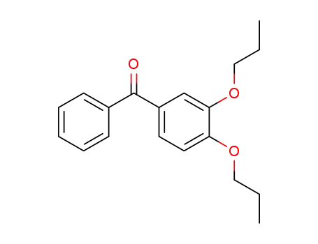 Molecular Structure of 123769-53-9 ((3,4-dipropoxyphenyl)(phenyl)methanone)