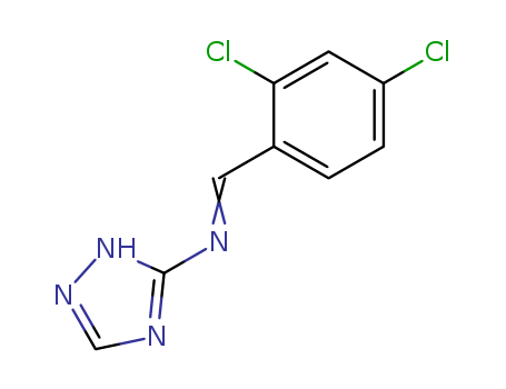 1H-1,2,4-Triazol-3-amine, N-((2,4-dichlorophenyl)methylene)- cas  73953-90-9