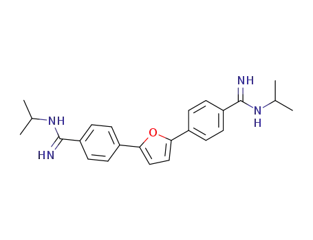 Benzenecarboximidamide, 4,4'-(2,5-furandiyl)bis[N-(1-methylethyl)-