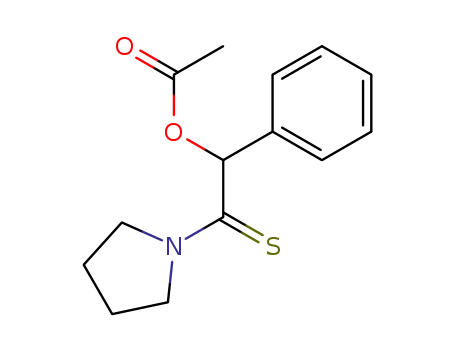 1-(2-Acetoxy-2-phenylethanethioyl)azacyclopentane