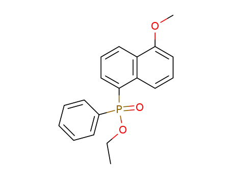 Phosphinic acid, (5-methoxy-1-naphthalenyl)phenyl-, ethyl ester