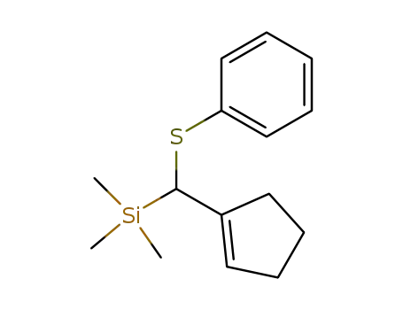 phenyl α-trimethylsilyl-1-cyclopentenylmethyl sulfide
