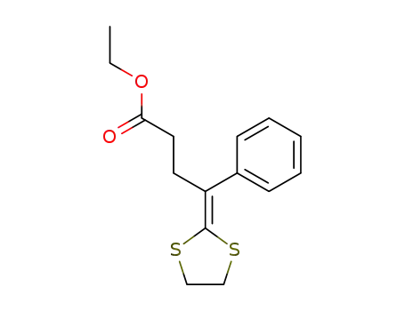 4-[1,3]Dithiolan-2-ylidene-4-phenyl-butyric acid ethyl ester