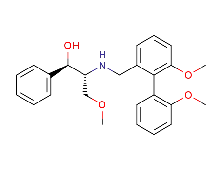 (1S,2S)-2-[(6,2'-Dimethoxy-biphenyl-2-ylmethyl)-amino]-3-methoxy-1-phenyl-propan-1-ol