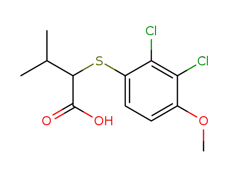 2-[(2,3-Dichloro-4-methoxyphenyl)sulfanyl]-3-methylbutanoic acid