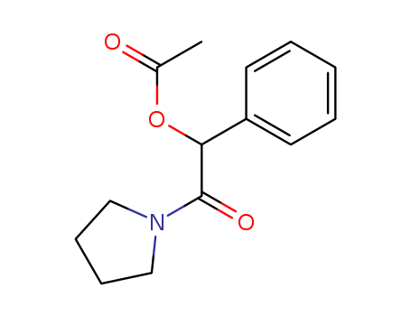 Ethanone,2-(acetyloxy)-2-phenyl-1-(1-pyrrolidinyl)-