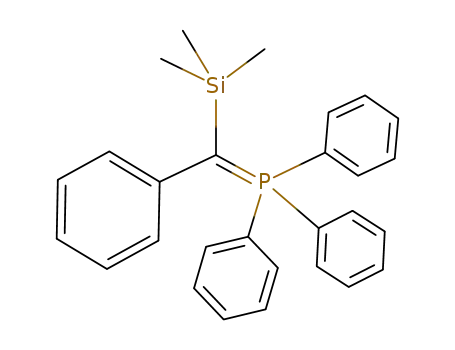 Molecular Structure of 99328-15-1 (Phosphorane, triphenyl[phenyl(trimethylsilyl)methylene]-)