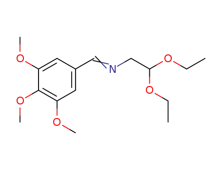 Ethanamine, 2,2-diethoxy-N-[(3,4,5-trimethoxyphenyl)methylene]-