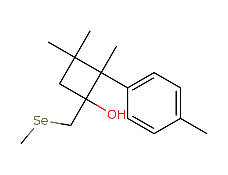 2,3,3-Trimethyl-1-methylselanylmethyl-2-p-tolyl-cyclobutanol
