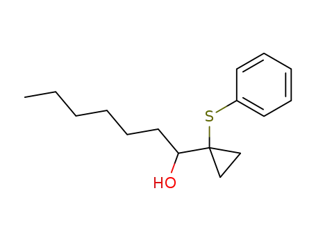 1-<1-(phenylthio)cyclopropyl>-1-heptanol