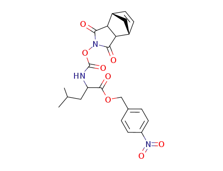 2-((1S,7R)-3,5-Dioxo-4-aza-tricyclo[5.2.1.0<sup>2,6</sup>]dec-8-en-4-yloxycarbonylamino)-4-methyl-pentanoic acid 4-nitro-benzyl ester
