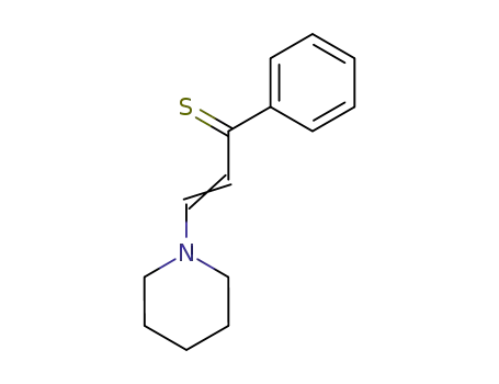 Molecular Structure of 7632-73-7 (2-Propene-1-thione, 1-phenyl-3-(1-piperidinyl)-)