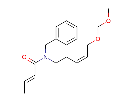 N-benzyl-N-<1-methoxymethyloxypent-2(Z)-en-5-yl>crotonamide