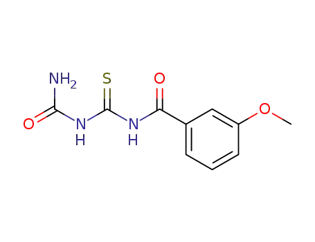 Benzamide, N-[[(aminocarbonyl)amino]thioxomethyl]-3-methoxy-