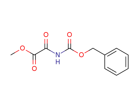Molecular Structure of 84449-08-1 (Acetic acid, oxo[[(phenylmethoxy)carbonyl]amino]-, methyl ester)
