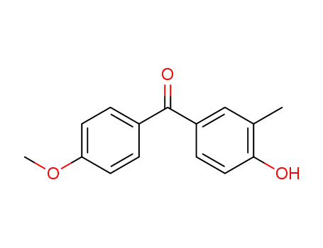 Molecular Structure of 72324-23-3 ((4-hydroxy-3-methylphenyl)(4-methoxyphenyl)methanone)