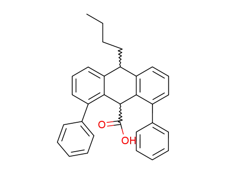 10-Butyl-1,8-diphenyl-9,10-dihydro-anthracene-9-carboxylic acid