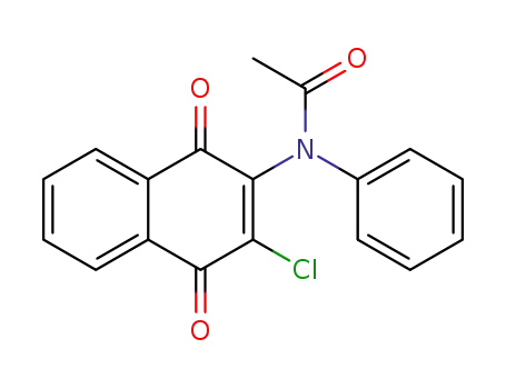 N-(3-chloro-1,4-dioxo-1,4-dihydronaphthalen-2-yl)-N-phenylacetamide