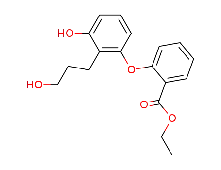 2-<3-hydroxy-2-(3-hydroxypropyl)phenoxy>benzoic acid ethyl ester
