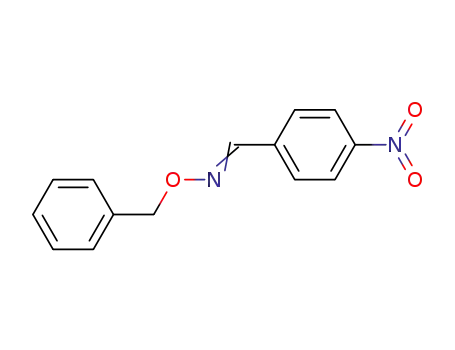 Molecular Structure of 86120-19-6 (Benzaldehyde, 4-nitro-, O-(phenylmethyl)oxime)