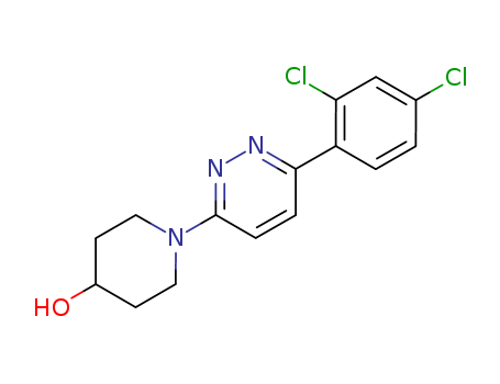 1-[6-(2,4-dichlorophenyl)pyridazin-3-yl]piperidin-4-ol