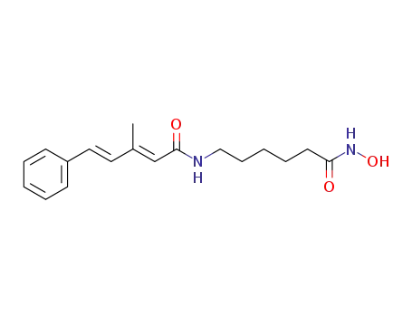 (2E,4E)-N-[6-(hydroxyamino)-6-oxohexyl]-3-methyl-5-phenyl-2,4-pentadienamide