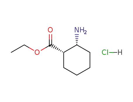 Molecular Structure of 1127-99-7 (ETHYL CIS-2-AMINO-1-CYCLOHEXANECARBOXYLATE HYDROCHLORIDE)