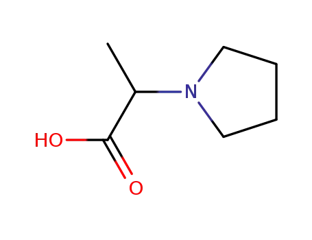 Molecular Structure of 123912-78-7 (2-PYRROLIDIN-1-YL-PROPIONIC ACID)
