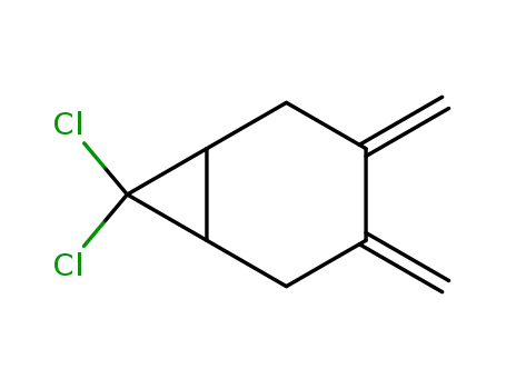 Molecular Structure of 57867-56-8 (Bicyclo[4.1.0]heptane, 7,7-dichloro-3,4-bis(methylene)-)