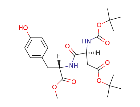 tert-butyloxycarbonyl-β-tert-butyloxyaspartyl-tyrosine α-methyl ester
